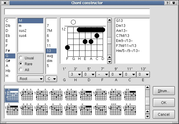 and a decent G13 chord.